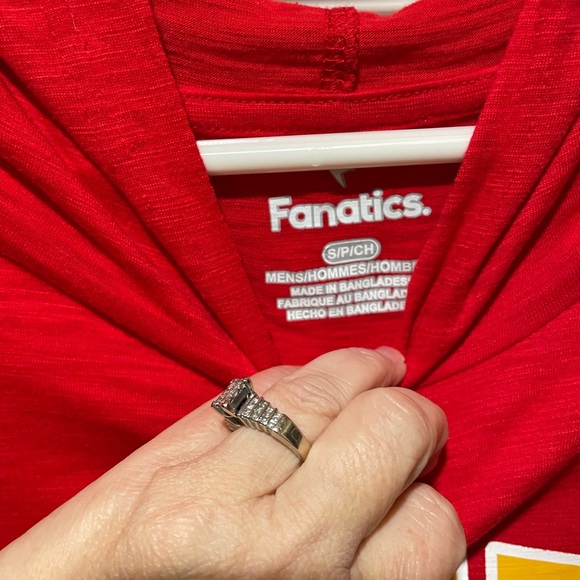 🆕 Kansas City Chiefs Fanatics Branded Front Runner Pullover Hoodie - Red - Picture 5 of 6